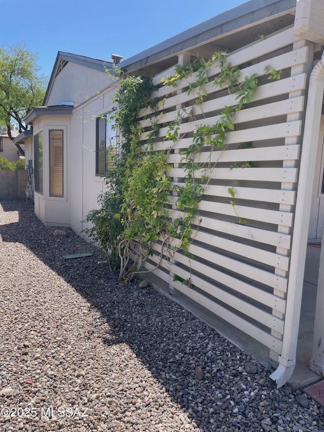 view of side of property