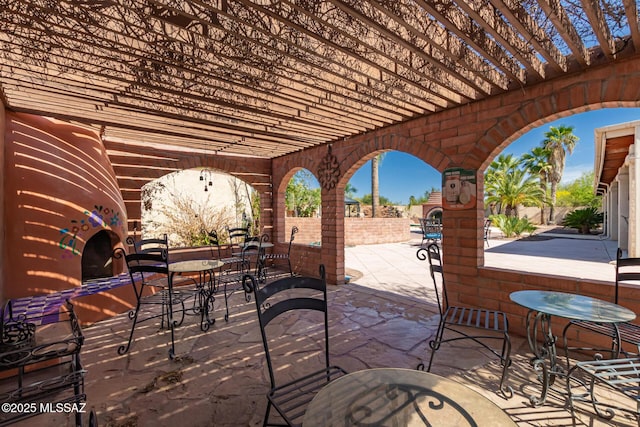 1330 W Panorama Rd, Tucson, AZ 85704 - view of patio / terrace featuring outdoor dining area