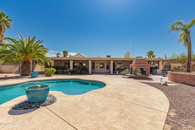 1330 W Panorama Rd, Tucson, AZ 85704 - outdoor pool featuring a patio