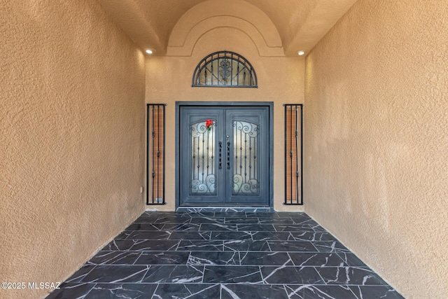 1330 W Panorama Rd, Tucson, AZ 85704 - property entrance featuring stucco siding