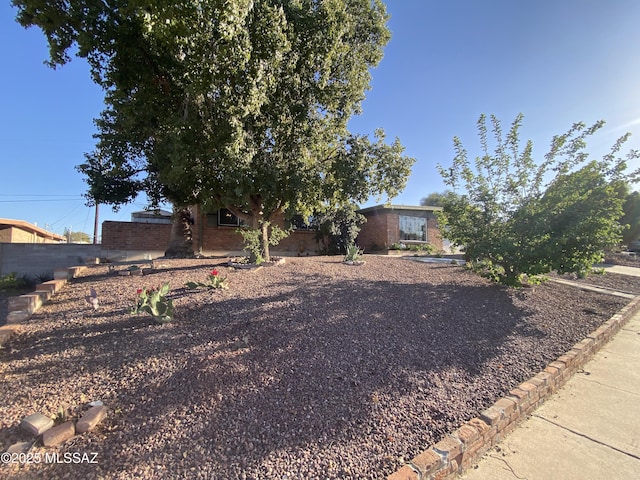 view of front of home
