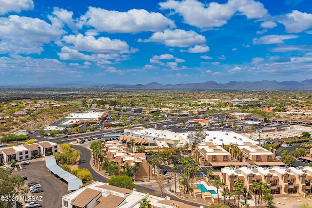5675 N Camino Esplendora Unit 1103, Tucson, AZ 85718 - aerial perspective of suburban area featuring a mountainous background
