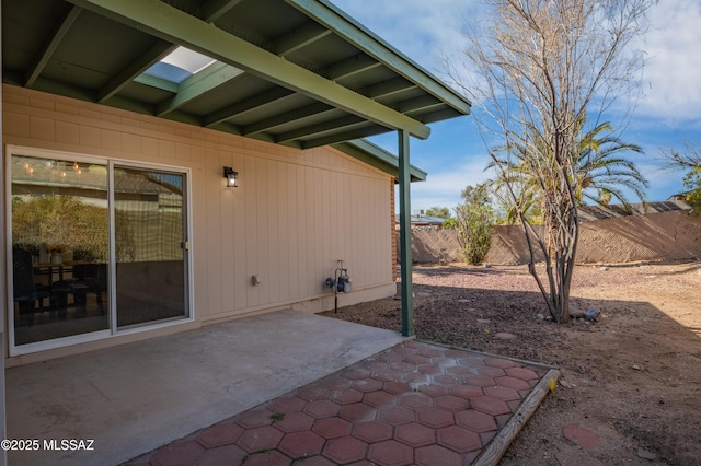 9453 E Pena Dr, Tucson, AZ 85730 - view of patio / terrace featuring fence