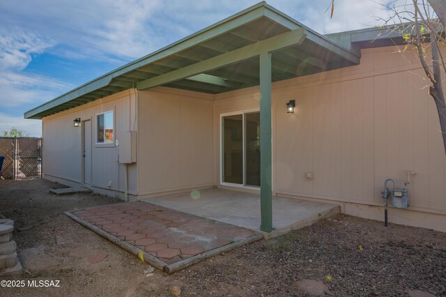 9453 E Pena Dr, Tucson, AZ 85730 - rear view of property featuring a patio