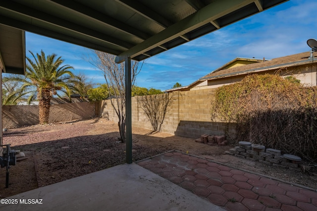 9453 E Pena Dr, Tucson, AZ 85730 - view of patio featuring a fenced backyard