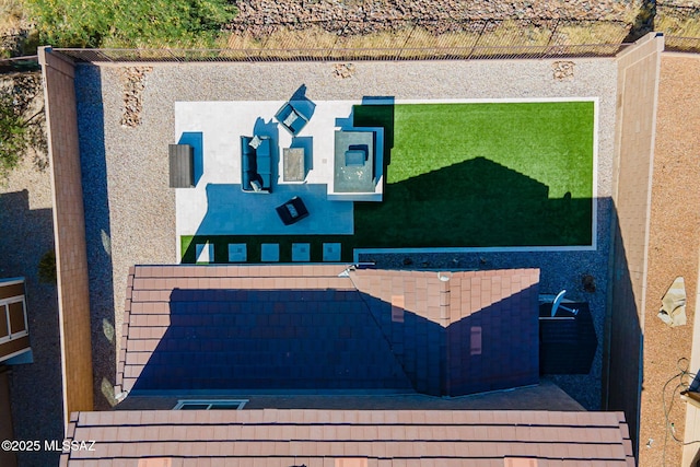 drone / aerial view