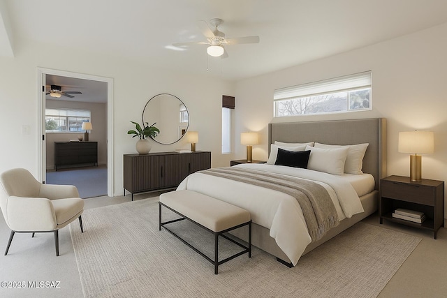 2102 E Florence Dr, Tucson, AZ 85719 - bedroom featuring a ceiling fan