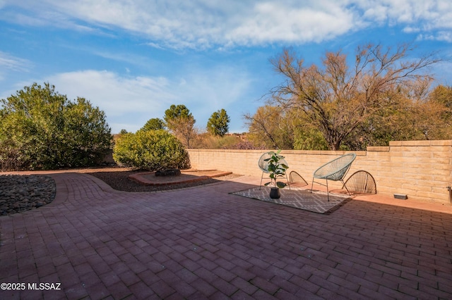 view of patio
