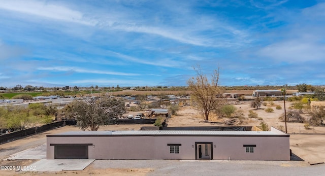view from above of property
