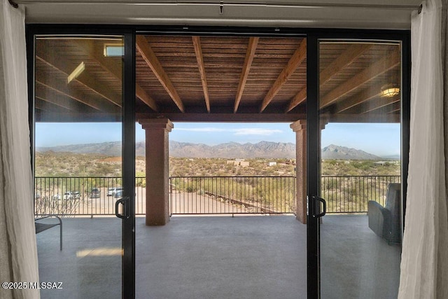 14171 N Gibson Trl, Tucson, AZ 85755 - balcony featuring a mountain view