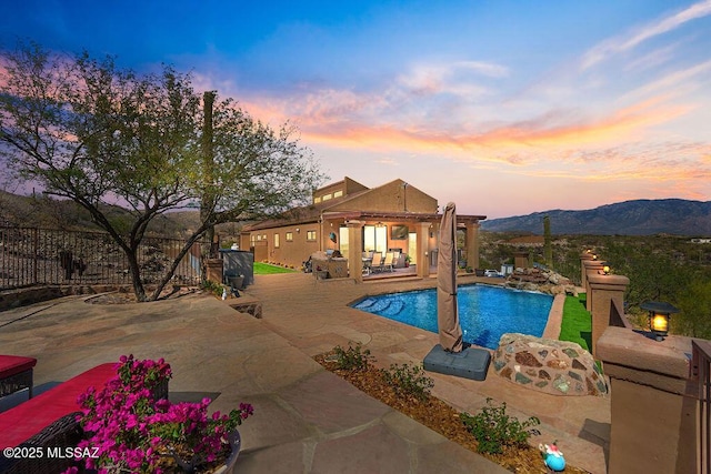 14171 N Gibson Trl, Tucson, AZ 85755 - view of pool with a patio and fence