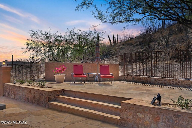 14171 N Gibson Trl, Tucson, AZ 85755 - view of patio / terrace with fence