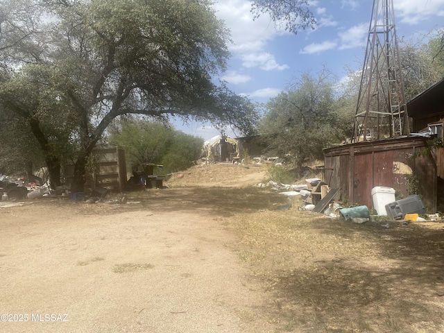 view of road