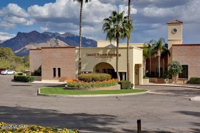 view of property featuring a mountain view