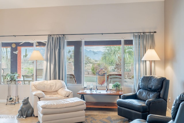 2740 E Ponce Ct, Green Valley, AZ 85614 - sitting room with plenty of natural light and tile patterned floors