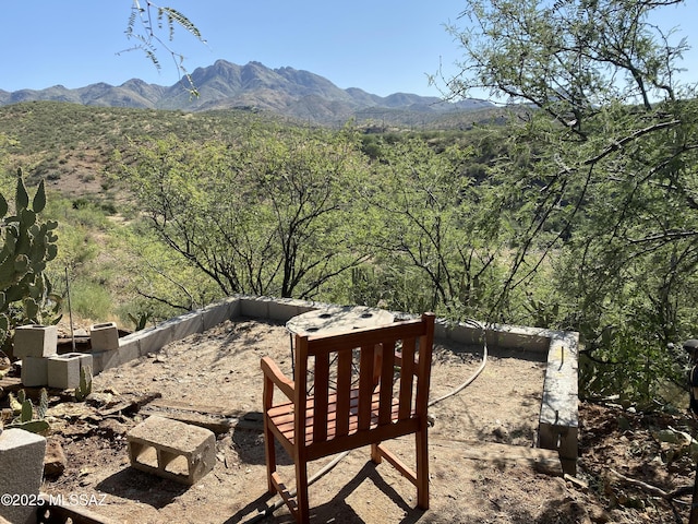 view of mountain feature