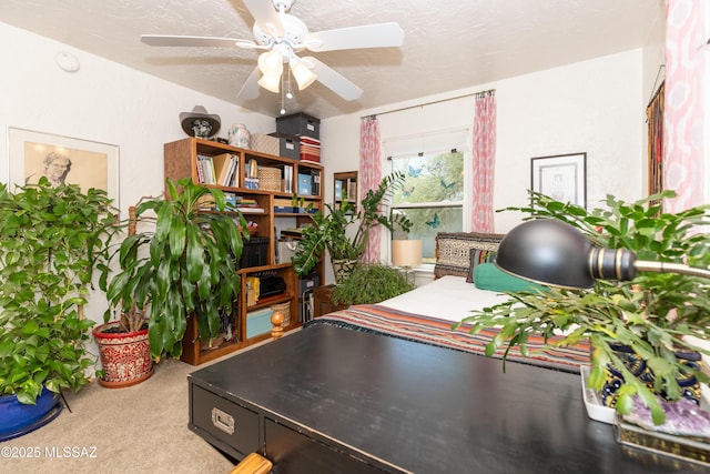 3541 E Cody St, Tucson, AZ 85716 - carpeted office space with ceiling fan