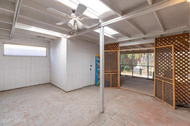 3541 E Cody St, Tucson, AZ 85716 - interior space featuring ceiling fan and a wall mounted air conditioner