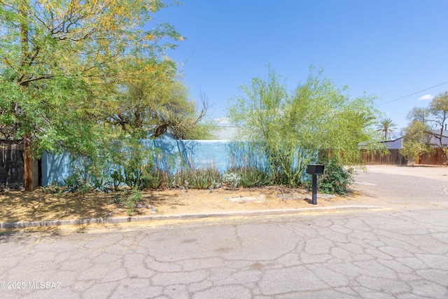 water view with fence
