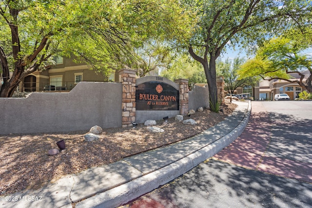 11413 E Squash Blossom Loop, Tucson, AZ 85747 - community / neighborhood sign with fence