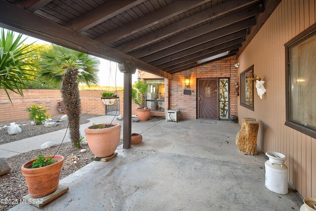 4180 N Camino Ferreo, Tucson, AZ 85750 - view of patio with fence