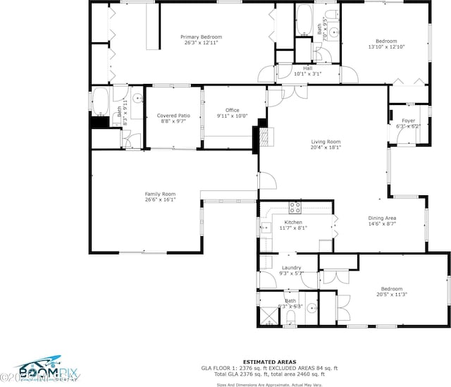 1047 E Hedrick Dr, Tucson, AZ 85719 - room layout