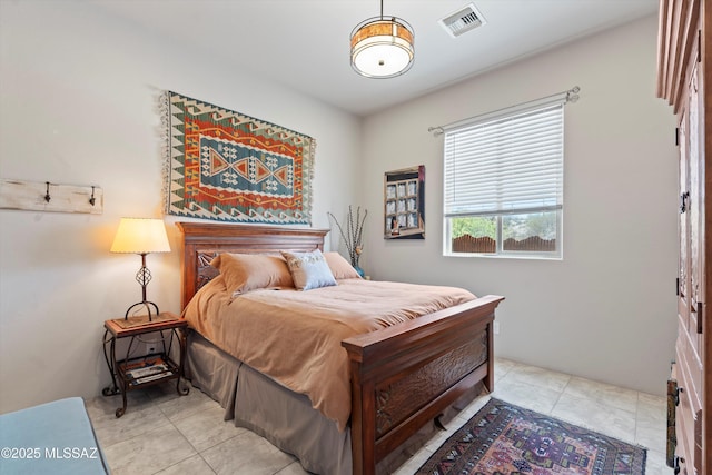4544 N Camino Real, Tucson, AZ 85718 - bedroom featuring light tile patterned floors and visible vents