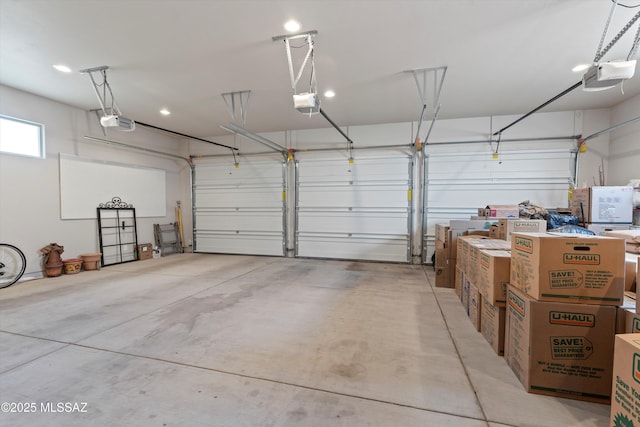 4544 N Camino Real, Tucson, AZ 85718 - garage featuring recessed lighting and a garage door opener