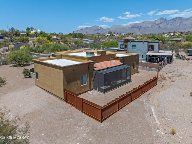 4544 N Camino Real, Tucson, AZ 85718 - view of front of property with a mountain view and stucco siding