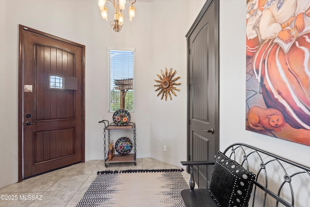 4544 N Camino Real, Tucson, AZ 85718 - foyer entrance featuring an inviting chandelier