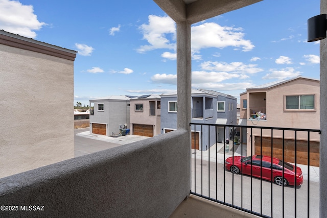 156 E Stone Ct, Tucson, AZ 85705 - balcony with a residential view