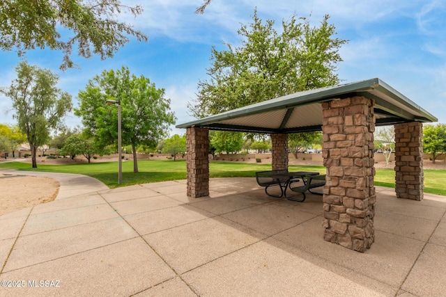 1933 E Lafayette Ave, Gilbert, AZ 85298 - view of home's community with a lawn and a gazebo