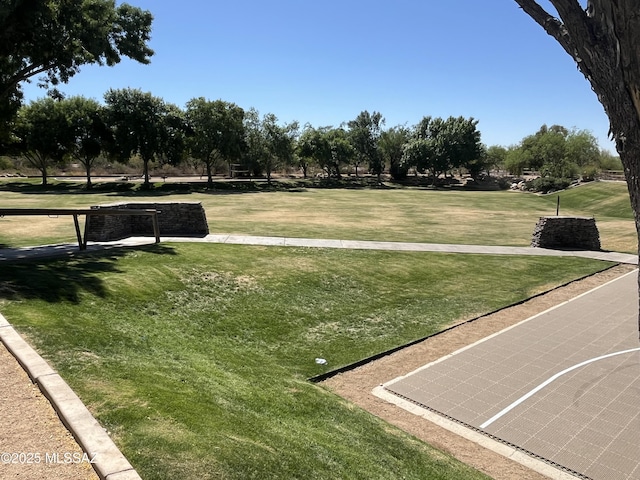 12445 N Crimson Vista Dr, Marana, AZ 85658 - view of home's community with a lawn
