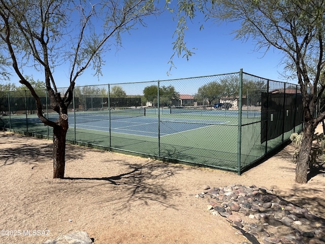 12445 N Crimson Vista Dr, Marana, AZ 85658 - view of tennis court