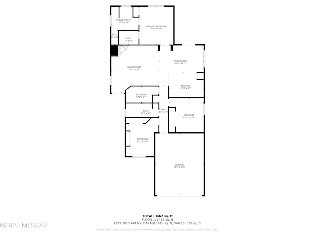 12445 N Crimson Vista Dr, Marana, AZ 85658 - room layout