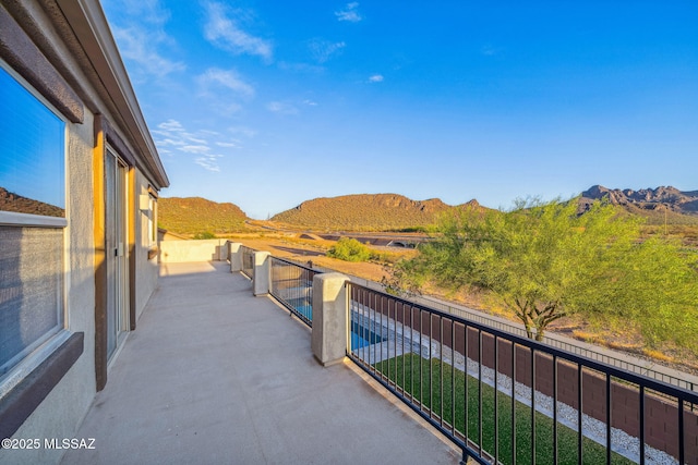 8695 W Cadwell Way, Marana, AZ 85653 - balcony featuring a mountain view