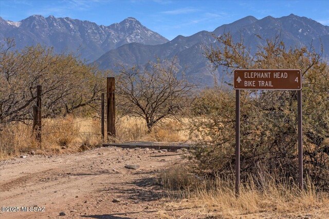135 W Hawk Way, Amado, AZ 85645 - details with a mountain view