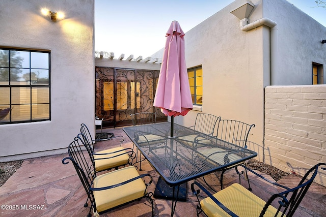 view of patio / terrace with outdoor dining space
