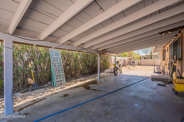 2220 E 35th St, Tucson, AZ 85713 - view of patio / terrace featuring a fenced backyard