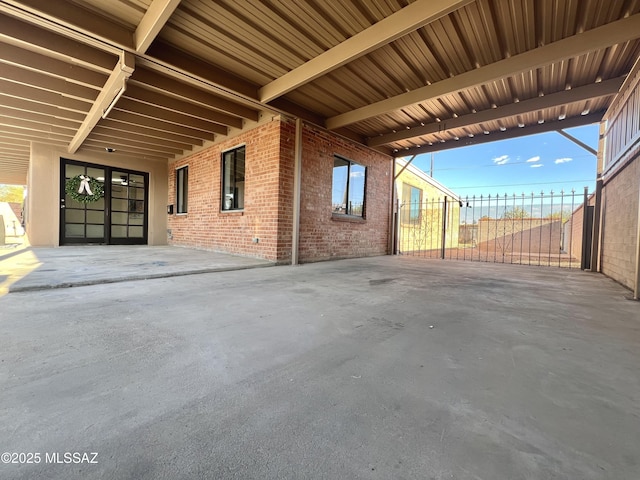 2838 E Beverly Dr, Tucson, AZ 85716 - view of patio with an attached carport and fence