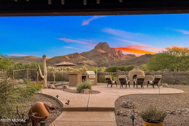 view of mountain backdrop