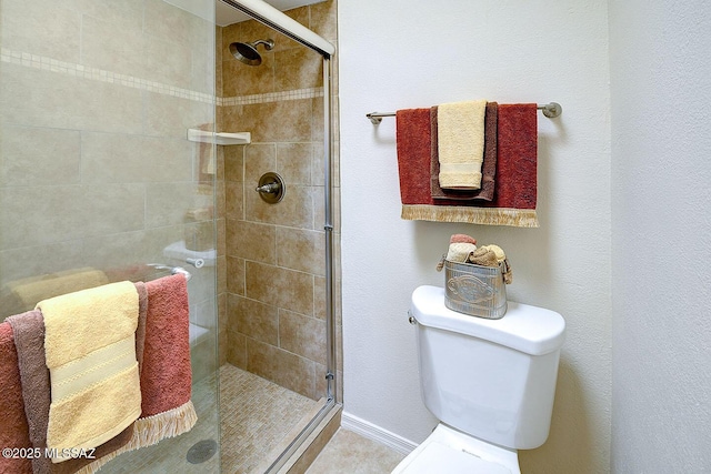 4640 E Via Pimeria Alta, Tucson, AZ 85718 - bathroom with a shower stall and toilet