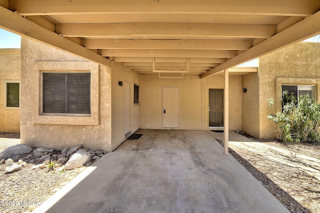 4640 E Via Pimeria Alta, Tucson, AZ 85718 - view of patio with a carport