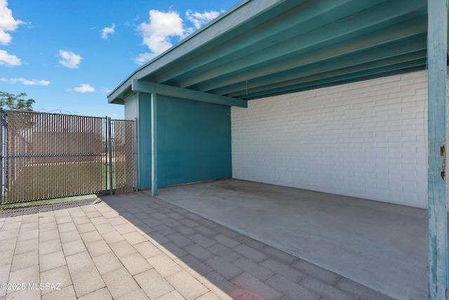 7634 E Apple Tree Dr, Tucson, AZ 85730 - view of patio / terrace featuring a gate and fence