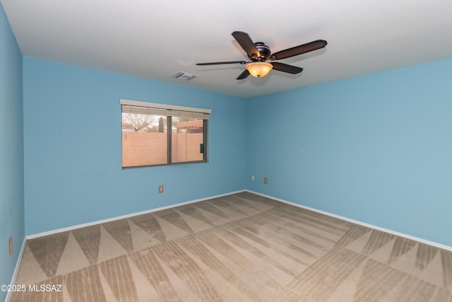 6591 S Avenida Santa Carolina, Tucson, AZ 85756 - unfurnished room with carpet flooring, ceiling fan, and baseboards