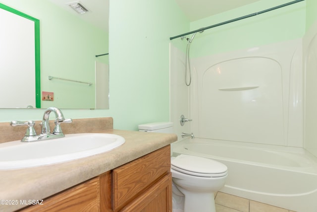 6591 S Avenida Santa Carolina, Tucson, AZ 85756 - full bath featuring toilet, tile patterned floors, vanity, and  shower combination
