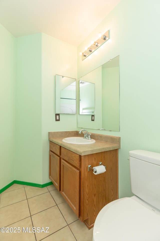 6591 S Avenida Santa Carolina, Tucson, AZ 85756 - half bath with toilet, tile patterned flooring, and vanity