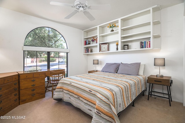 14670 N Wonderview Dr, Oro Valley, AZ 85755 - bedroom featuring carpet floors and ceiling fan