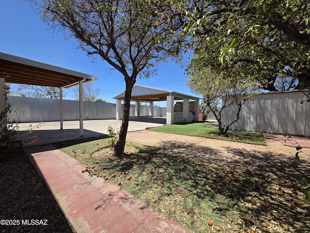 3638 S Bronson Ave, Tucson, AZ 85713 - fenced yard with a patio