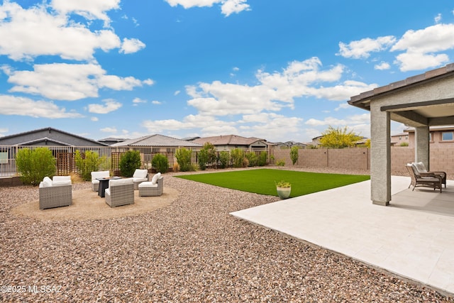 11479 N Desert Calico Loop, Tucson, AZ 85742 - fenced backyard with a patio